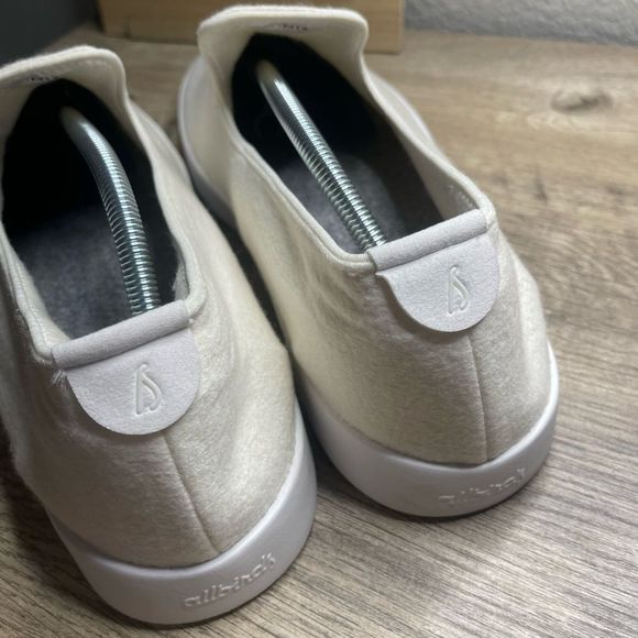 Allbirds Men’s White Wool Lounger Slip on Shoes - Picture 3 of 8